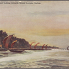 View along coast looking toward Mount Lavinia, Ceylon.