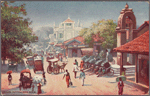 Ceylon.  Pettah road scene.
