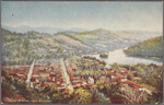 Ceylon.  General view of Kandy.