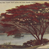 The Temple of the Holy Tooth, from across the lake, Kandy, Ceylon.