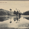 Sunset on Kandy Lake, Ceylon.