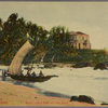 Ceylon -- Colombo.  Mount Lavinia Hotel and sea shore.