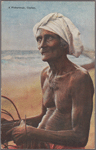 A fisherman, Ceylon.