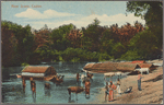 River scene, Ceylon.