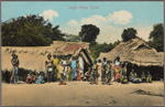 Jungle village scene.