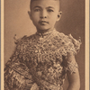 Siamese girl of rank dressed for the tonsure ceremony.