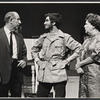 Paul Ford, Gregory Rozakis and Philippa Bevans in the stage production What Did We Do Wrong?