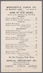 Mercantile lunch Co.