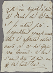 Autograph letter unsigned to Lord Byron, ?Late January-?early February 1820