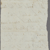 Autograph letter unsigned to Lord Byron, ?Late January-?early February 1820