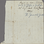 Autograph letter (draft) unsigned to Count Pietro Gamba, February 1820