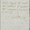 Autograph letter signed to Lord Byron, February-June 1820