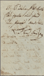 Autograph letter signed to Lord Byron, February-15 July 1820