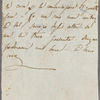 Autograph letter unsigned to Lord Byron, February-15 July 1820
