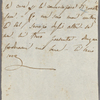 Autograph letter unsigned to Lord Byron, February-15 July 1820