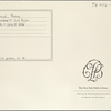 Autograph letter unsigned to Lord Byron, February-15 July 1820