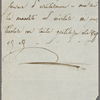 Autograph letter unsigned to Lord Byron, February-15 July 1820