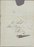 Autograph letter signed to Lord Byron, February-15 July 1820