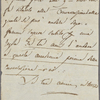 Autograph letter signed to Lord Byron, February-15 July 1820