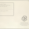 Autograph note unsigned to Lord Byron, February-mid-July 1820