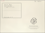 Autograph note unsigned to Lord Byron, February-mid-July 1820