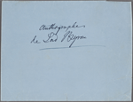 Autograph note signed to Teresa Guiccioli, [circa February-mid-July 1820]