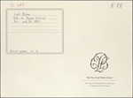 Autograph note signed to Teresa Guiccioli, [circa February-mid-July 1820]
