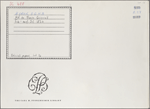 Autograph note unsigned to Teresa Guiccioli, [circa February-mid-July 1820]