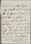 Autograph letter signed to Lord Byron, February-mid-July 1820