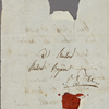 Autograph letter signed to Lord Byron, February-mid-July 1820