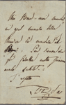 Autograph letter signed to Lord Byron, February-mid-July 1820