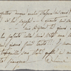 Autograph letter unsigned to Lord Byron, after early February 1820