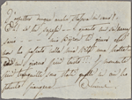 Autograph letter unsigned to Lord Byron, after early February 1820