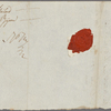 Autograph note unsigned to Lord Byron, ?early February-?late March 1820