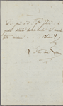 Autograph letter signed to Lord Byron, after early February 1820