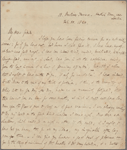 Autograph letter signed to Percy Bysshe and Mary Wollstonecraft Shelley, "30" February 1820 [1 March 1820]