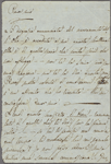 Autograph letter signed to Lord Byron, March-April 1820