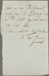 Autograph letter signed to Lord Byron, March-mid-May 1820