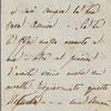 Autograph letter signed to Lord Byron, ? early March 1820