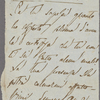 Autograph letter unsigned to Lord Byron, 10 March 1820