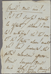Autograph letter unsigned to Lord Byron, 10 March 1820