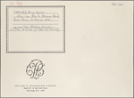 Autograph letter signed to Horace Hall, 19 March 1820