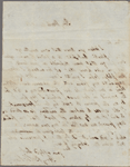 Autograph letter signed to Horace Hall, 24 March 1820