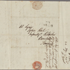 Autograph letter signed to Horace Hall, 24 March 1820