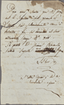 Autograph letter signed to Lord Byron, late March-early April 1820