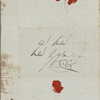 Autograph letter signed to Lord Byron, late March-early April 1820
