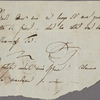 Autograph letter signed to Lord Byron, April-June 1820