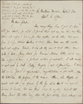 Autograph letter signed to Percy Bysshe and Mary Wollstonecraft Shelley, 6 April 1820