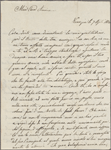 Autograph letter signed to Teresa Guiccioli, 7 April 1820