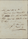 Autograph letter signed to Lord Byron, 9 April 1820